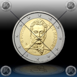 2 EVRO SAN MARINO 2014 "GIACOMO PUCCINI" BU 2 EVRO SAN MARINO 2014 "GIACOMO PUCCINI" BU